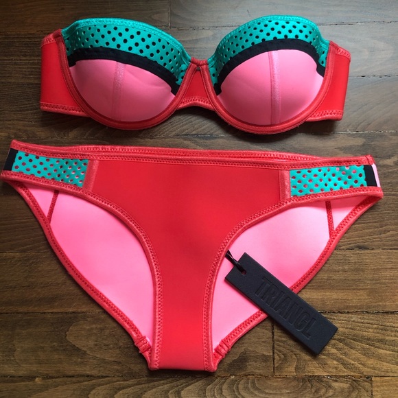 triangl swimwear Other - TRIANGL PINK AND RED BIKINI